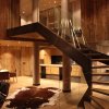 escalier chalet Avoriaz - architect L. Pelamourgues